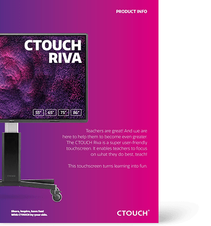 Brochure CTOUCH Riva | VanRoey.be