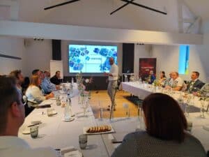 Patrick Commers at the Fortinet Cybersecurity Star Lunch