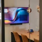Meeting Room with Room Panel and Teams Room