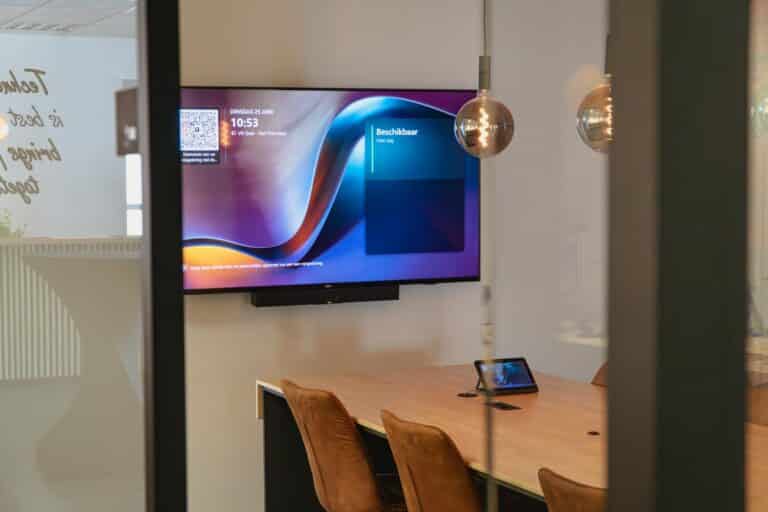 Meeting Room met Room Panel en Teams Room