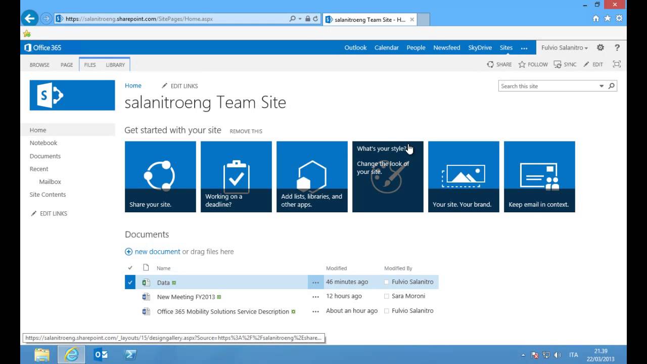Example dashboard SharePoint Online | VanRoey.be