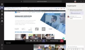 Teams-Screenshot---Videogesprek-meerdere-personen-scherm-delen