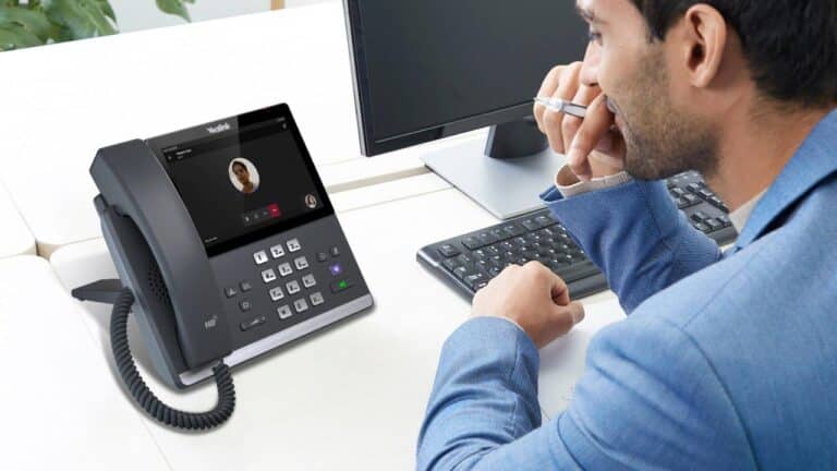 Teams Calling met Yealink IP phone set